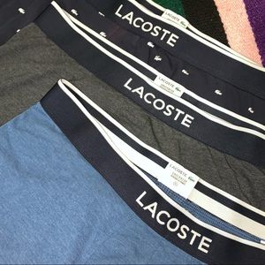 NWOT Lacoste 3 Pack